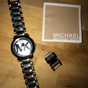 Michael kors women's silver watch